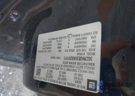 2010 Chevrolet Silverado 1500 Lt z USA, uszkodzony, nr VIN 3GCRKSE30AG261917